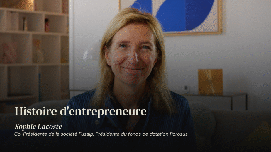 Histoire d'entrepreneure : Sophie Lacoste